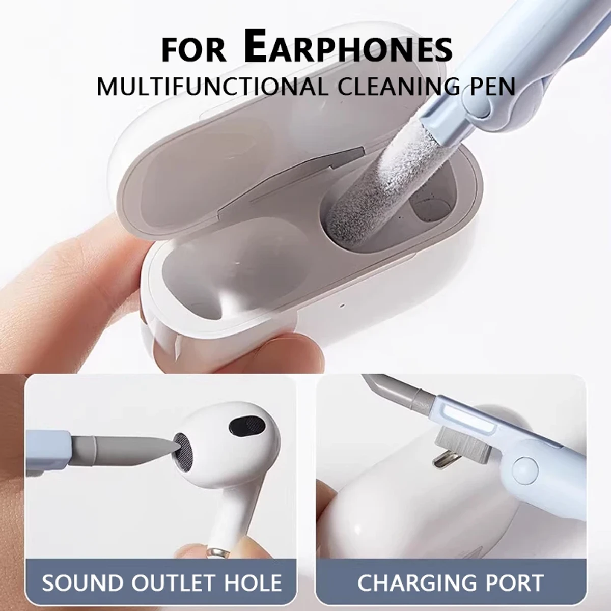 7-in-1 Cleaning Kit for Keyboard Earphone Screen Cleaner Brush