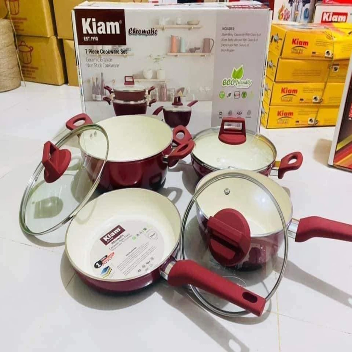 Red  kiam 7pc Set