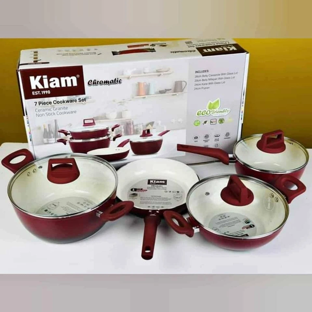 Red kiam 7pc Set