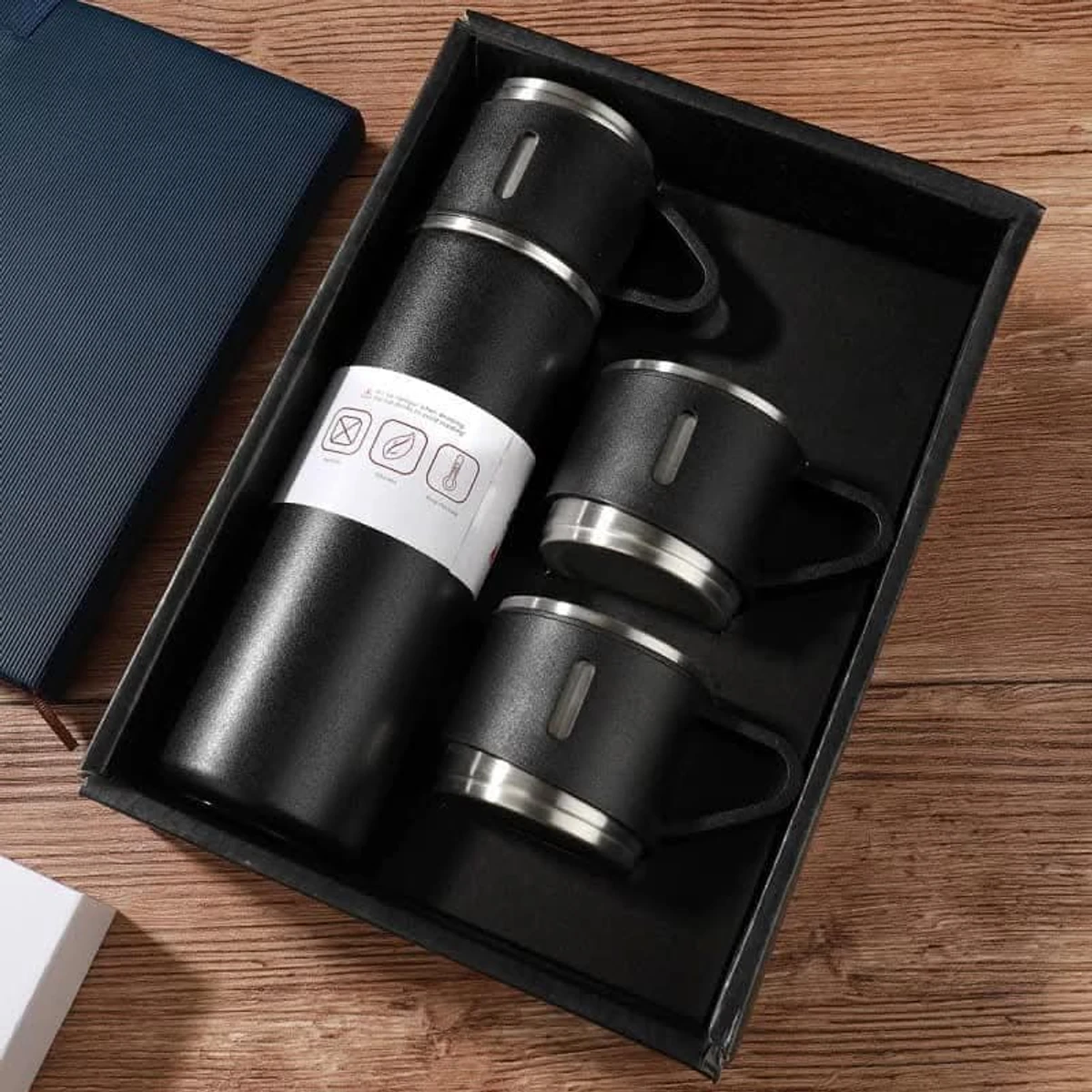 VACUUM INSULATED THERMAL FLASK {Black}