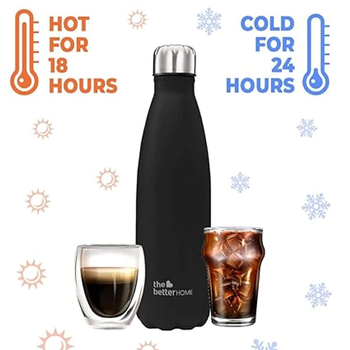 The Better Home 500 ML Stainless Steel Insulated Water Bottle