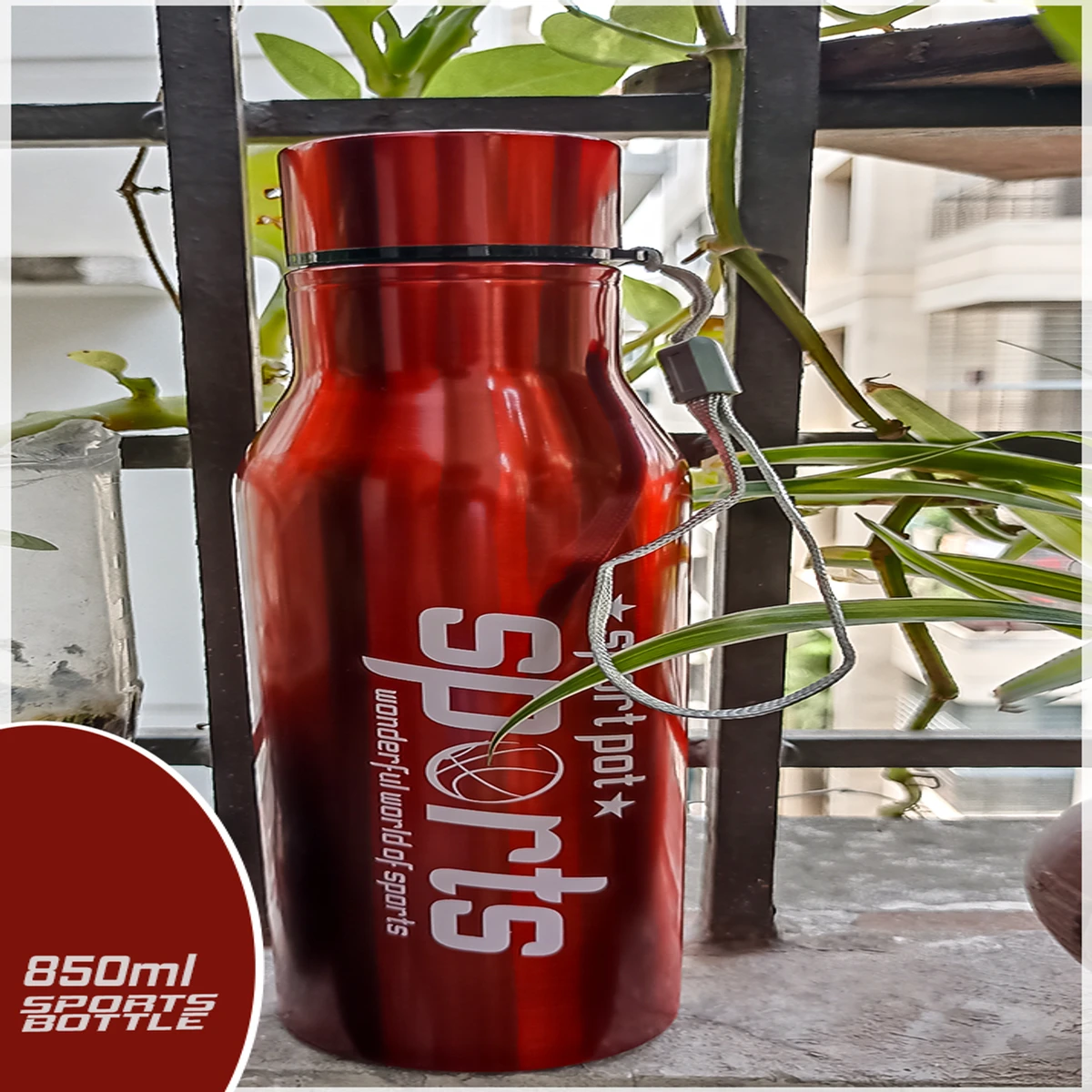 New 850ml stainless steel Vacuum Sports Unique Design Water Bottle