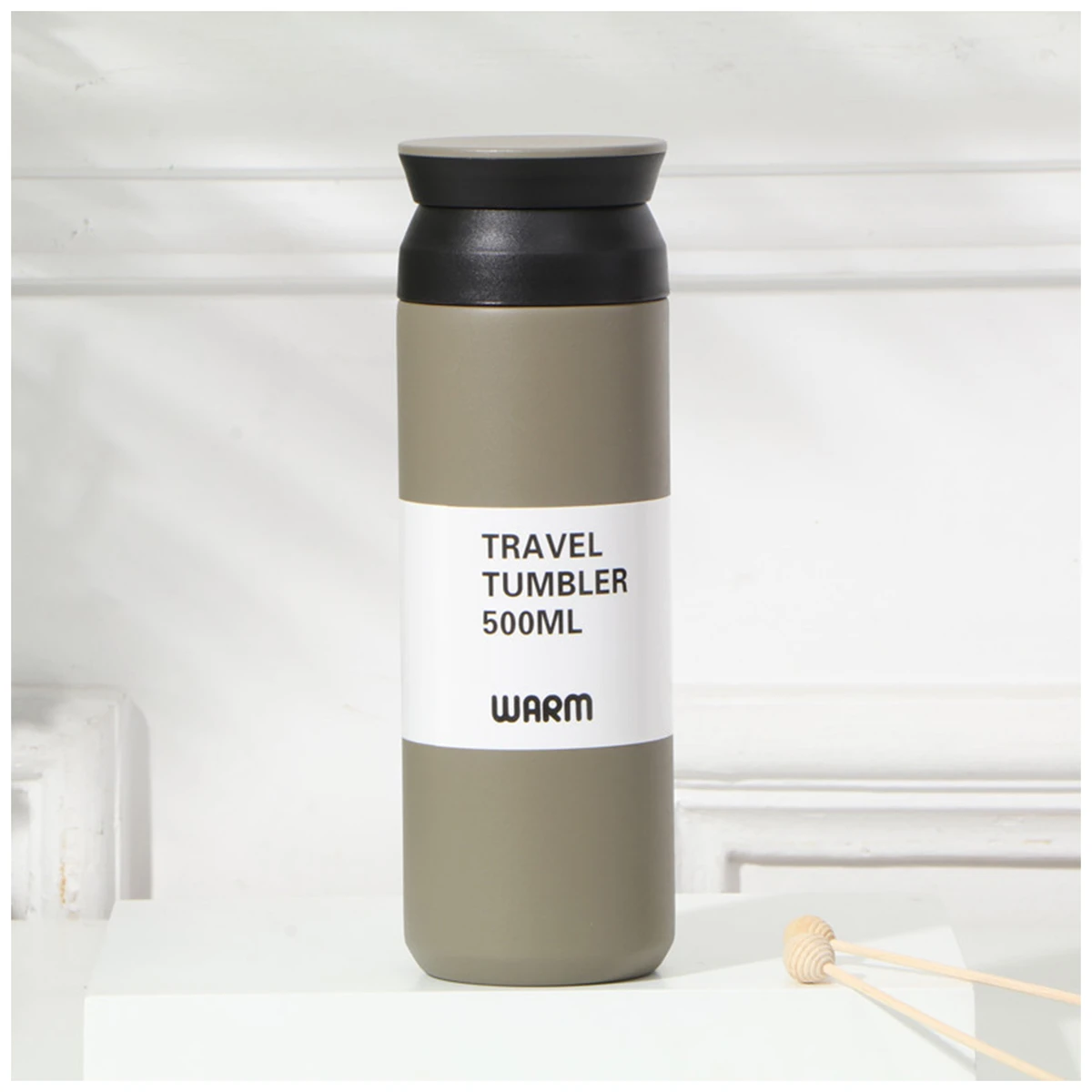 Premium Quality Vacuum Hot and Cool 500ml 304 Stainless steel Insulated Coffee Mug Double Wall Travel Thermo Drinking Vacuum water Bottle/Cup with Lid - Water Bottle - Water Bottle