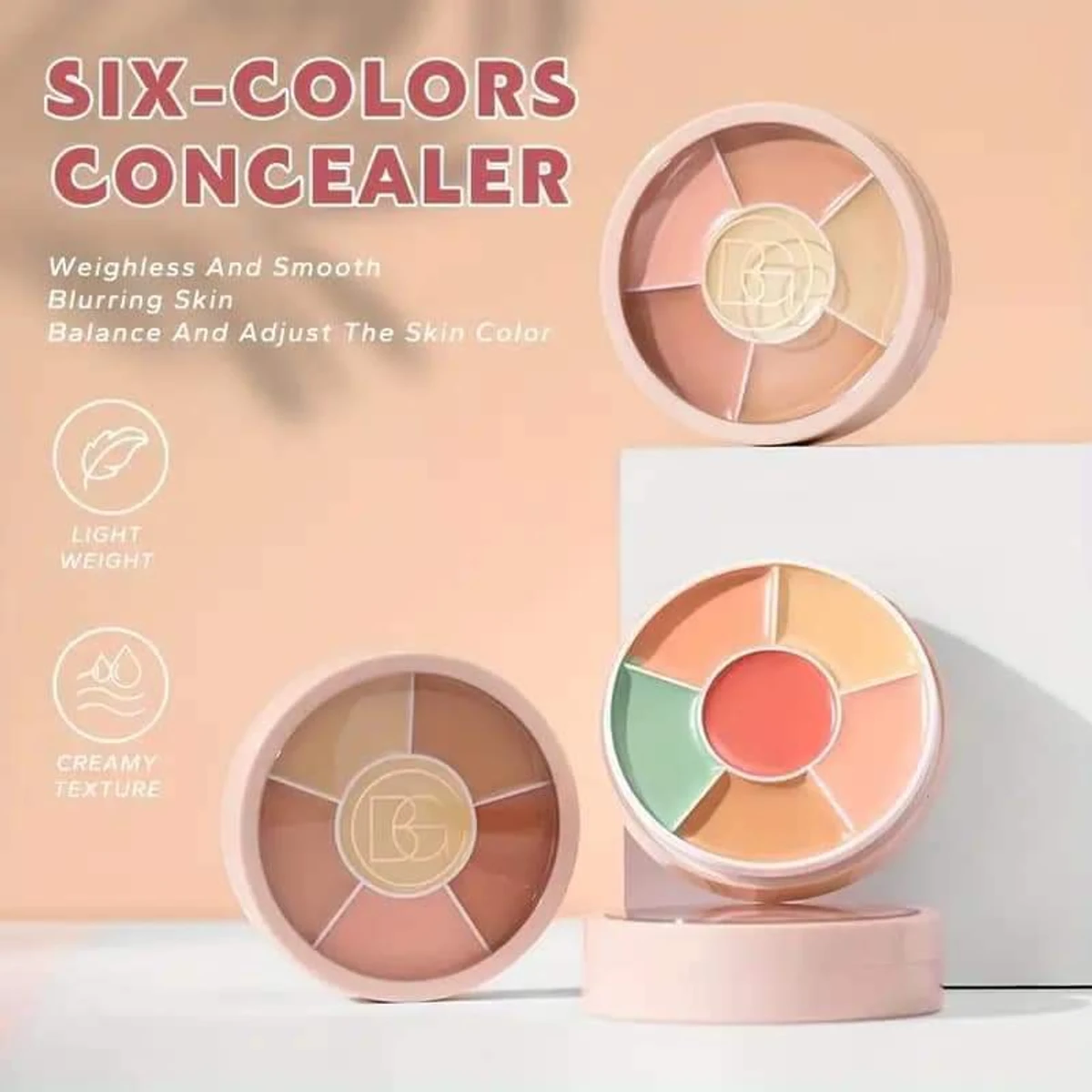 Six colour Concealer