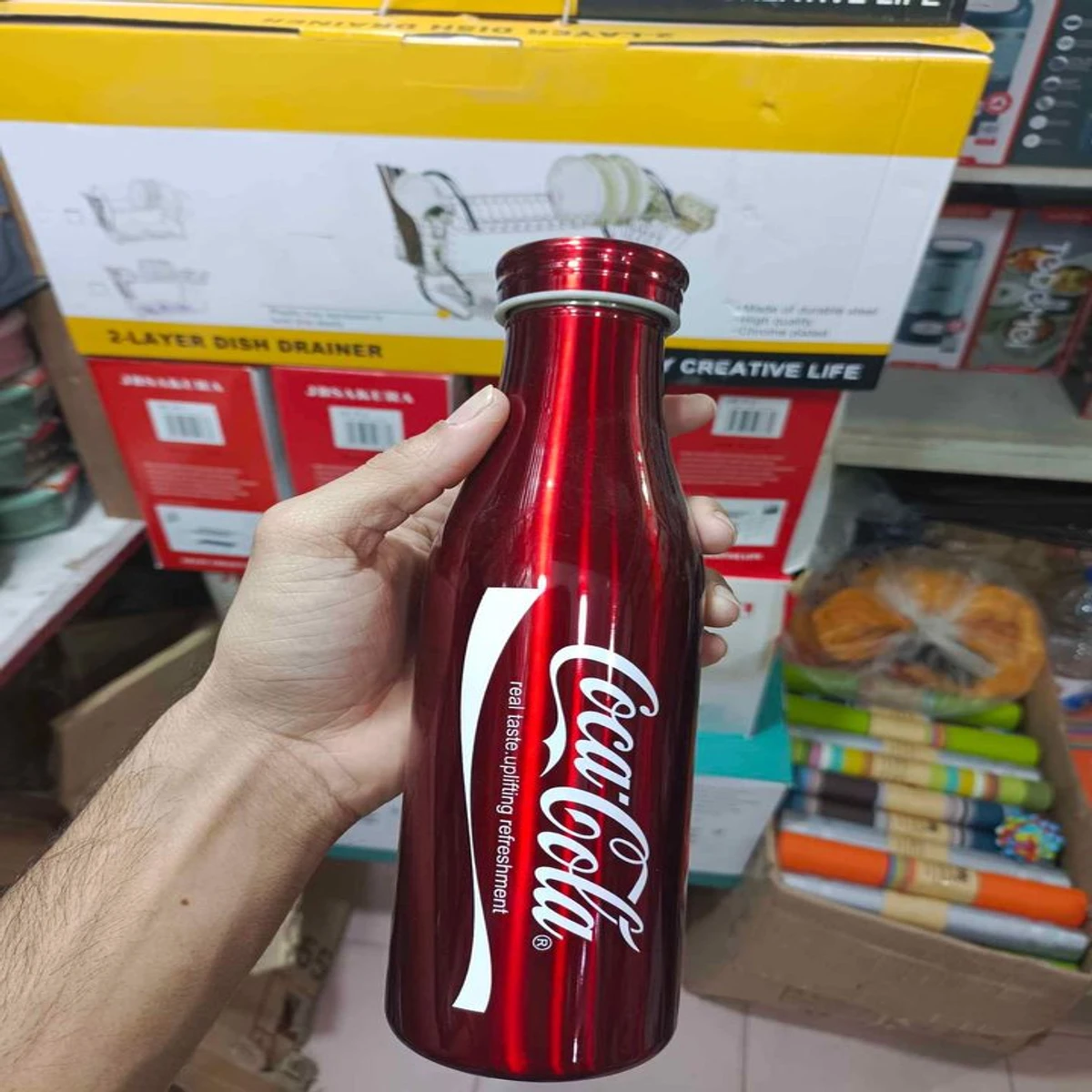 500Ml Stainless Steel Vacuum Coca Cola Design Water Bottle - Water Bottle