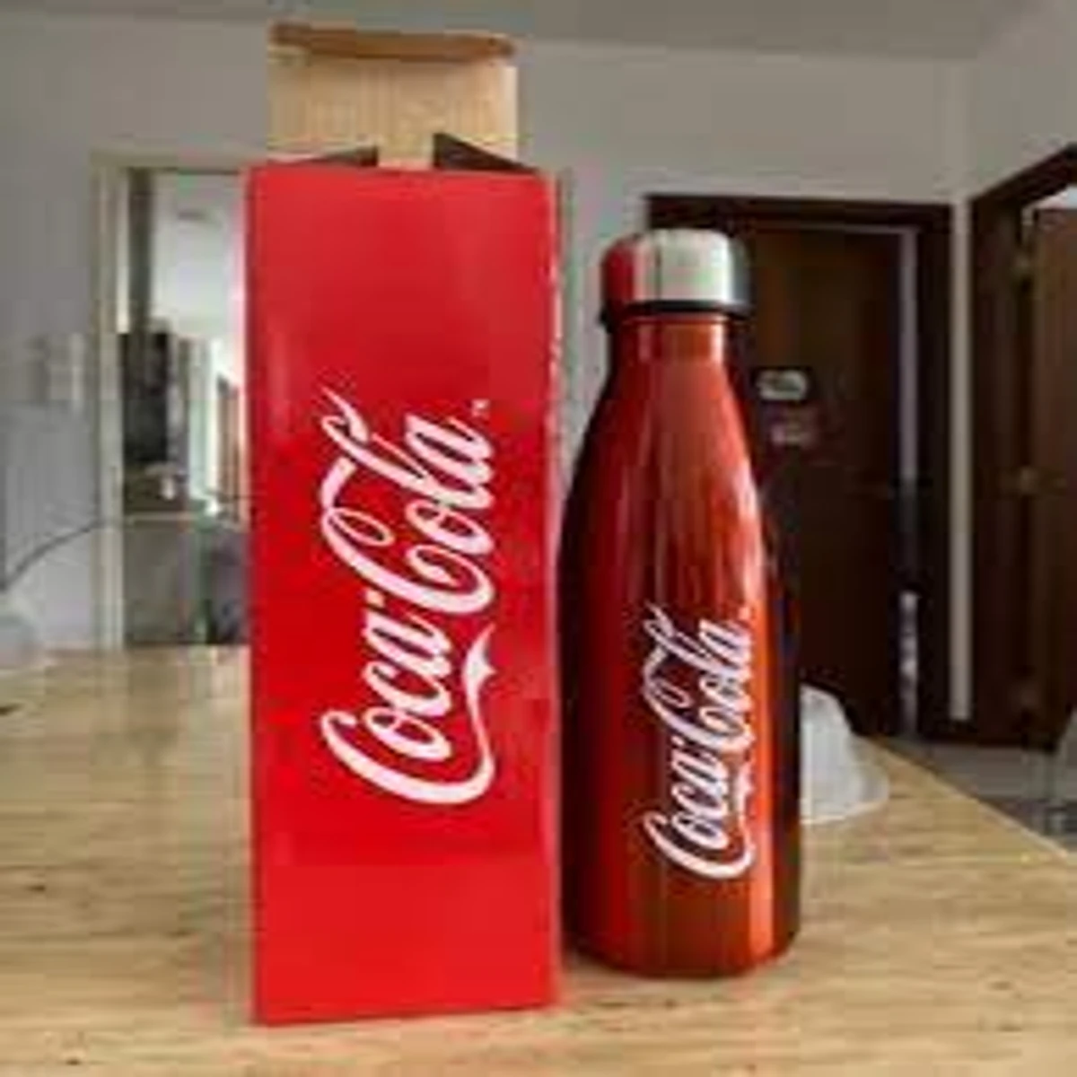 500Ml Stainless Steel Vacuum Coca Cola Design Water Bottle - Water Bottle