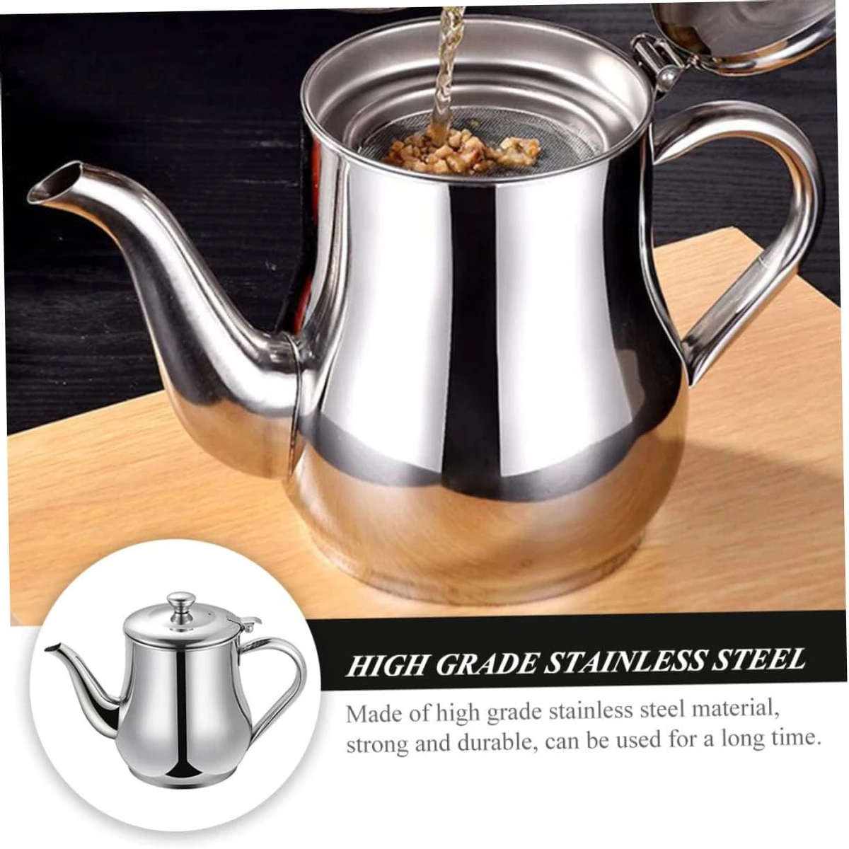 500ml Stainless Steel Oil Pot