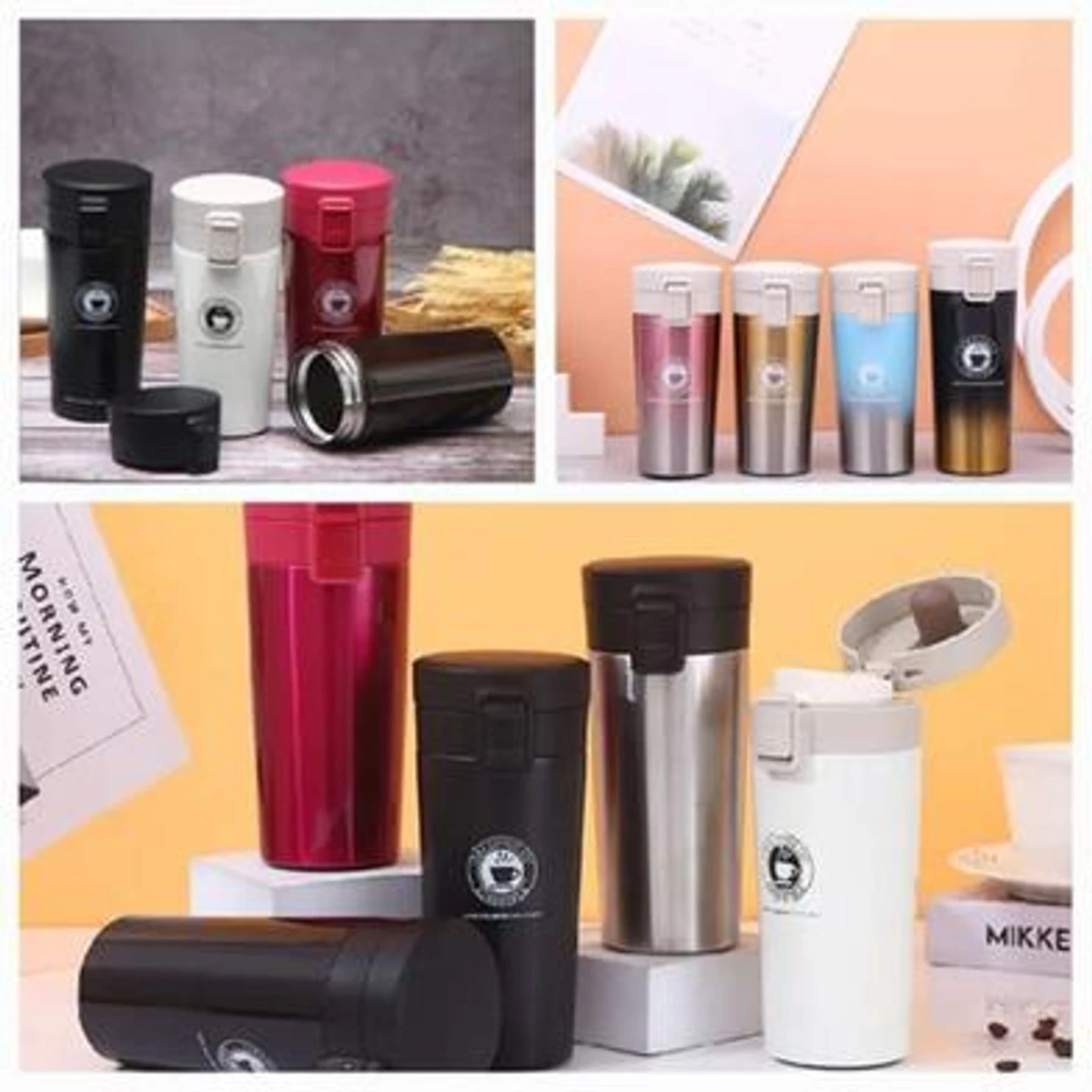 umbler Hot Fashion 380ml Stainless Steel Coffee Mugs Insulated Water Bottle Tumbler Thermos Cup Vacuum Flask Premium Travel Coffee Mug