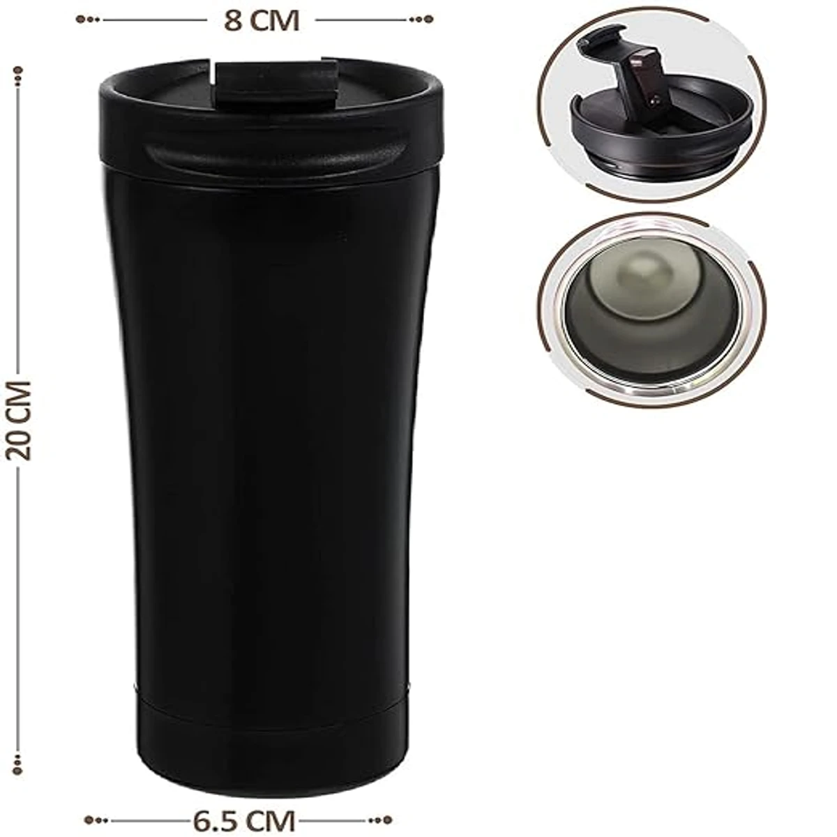 TASKHOUSE Travel Mug Insulated Coffee Cup with Leakproof Lid