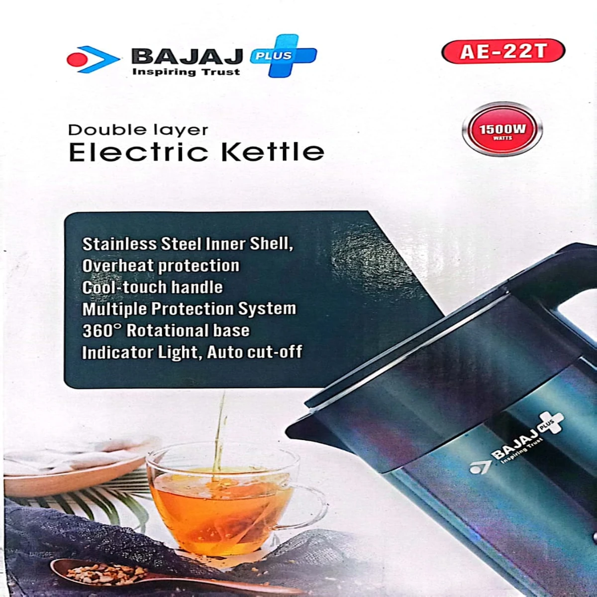 2.8L Double layer bajaj electric kettle