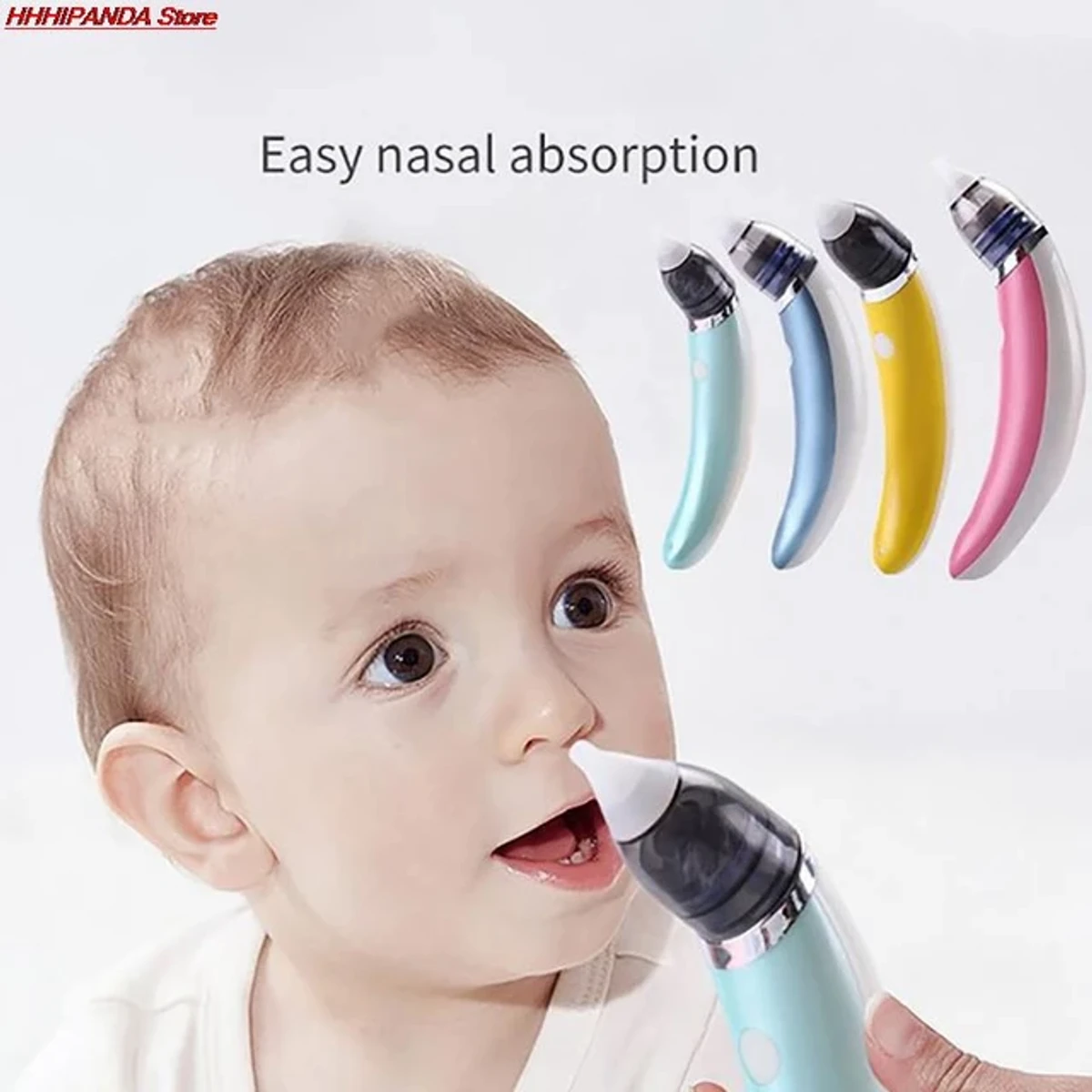 Cimiva Baby Health Care Nasal Aspirator Electric Hygienic Nose Cleaner For Boy Girls-green