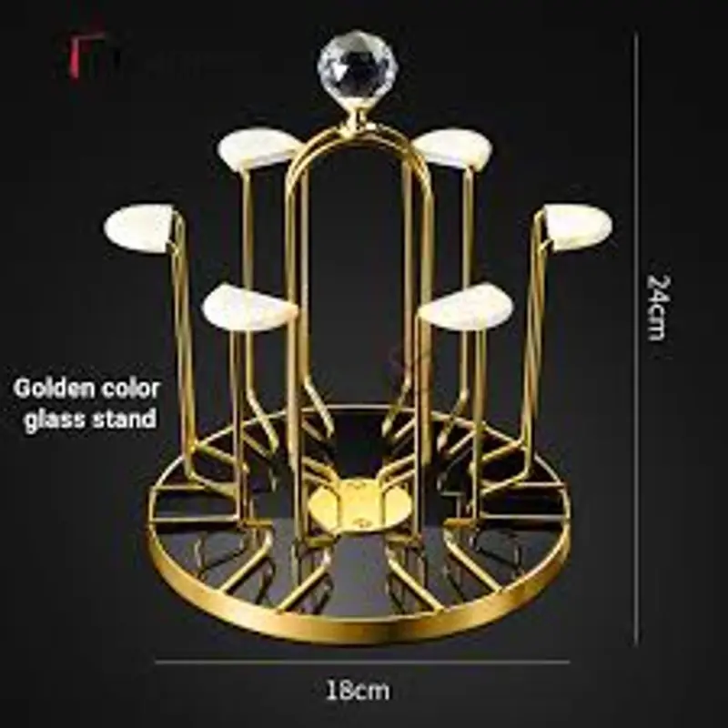 glass holder rack