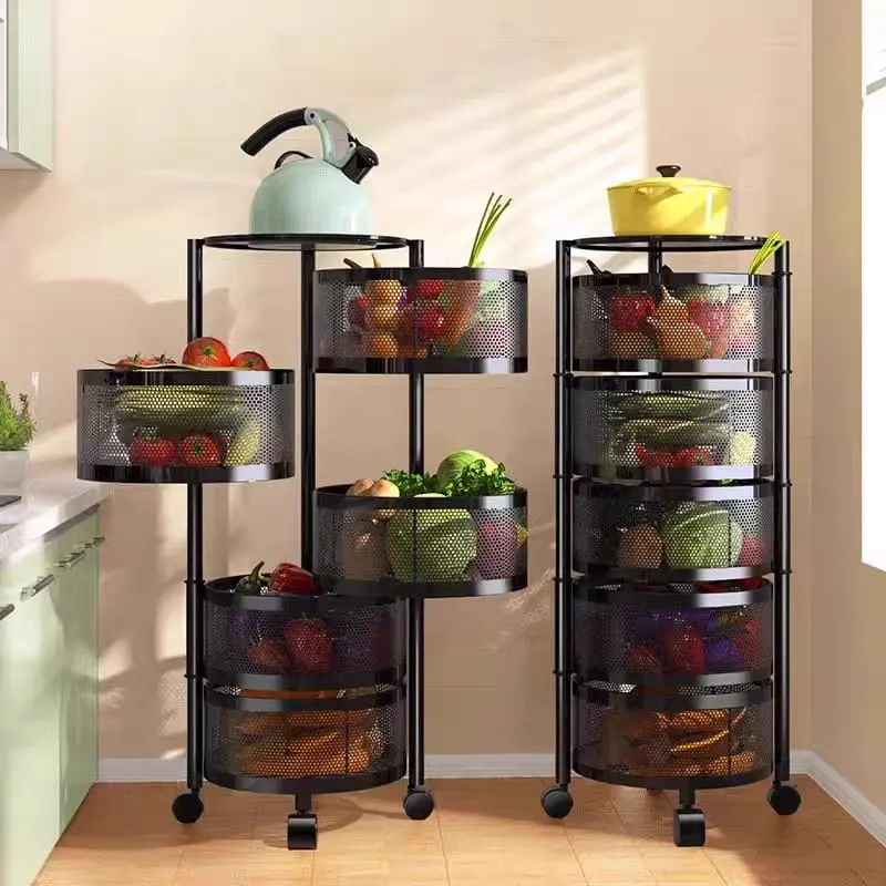 Rotating Kitchen Storage Rack
