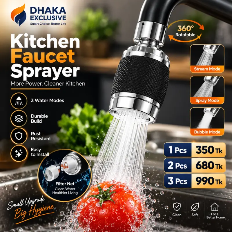 360° Kitchen Faucet Sprayer