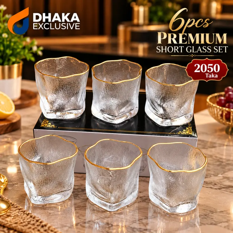 6pcs Premium Short Glass Set