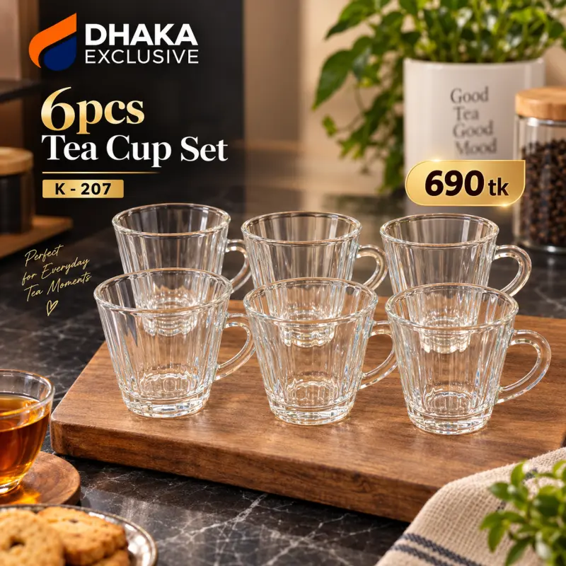 6pcs Tea Cup Set - K 207