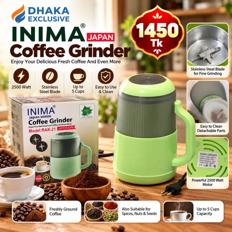 Inima Japan Coffee Grinder (Model-RAK-21)