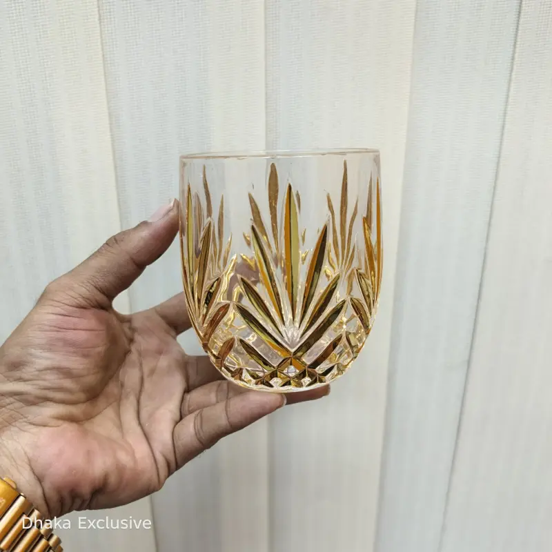 Golden Leaf Luxury Glass Set