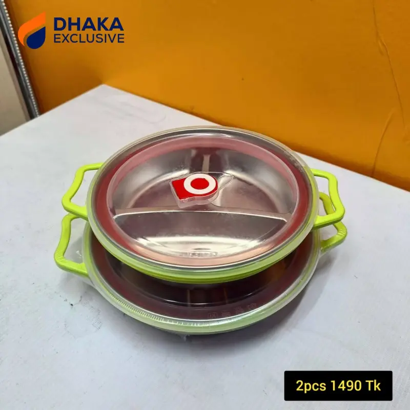 Stainless Steel Compartment Lunch Box with Airtight Lid