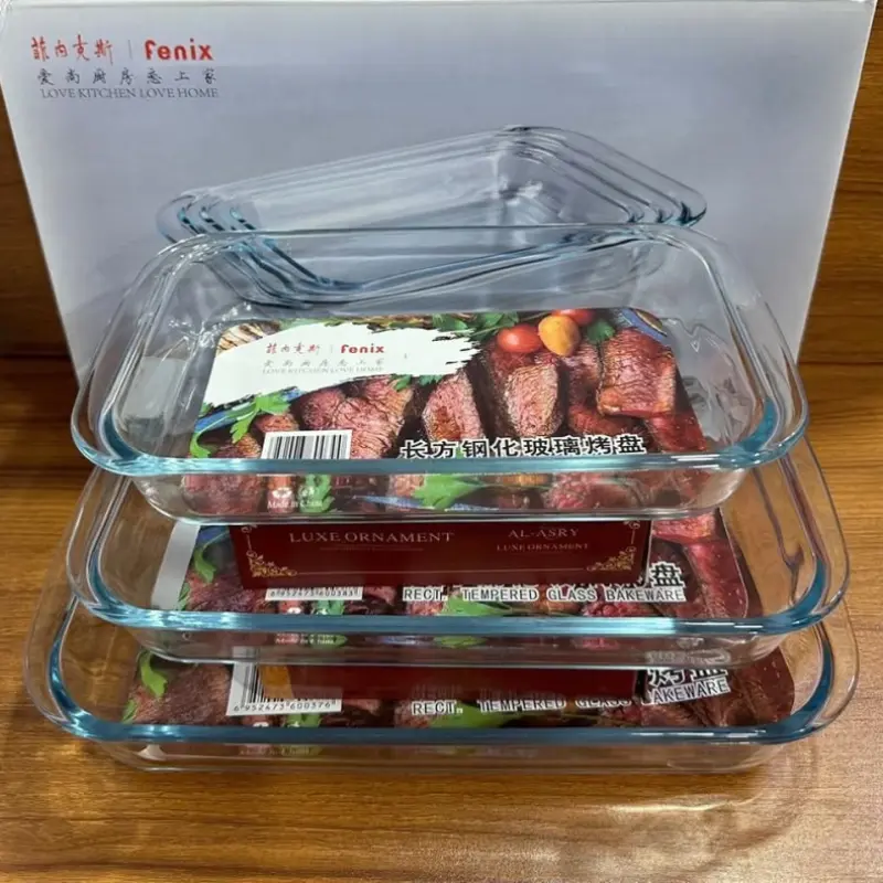 Tempered Glass Bakeware Serving Dish Set