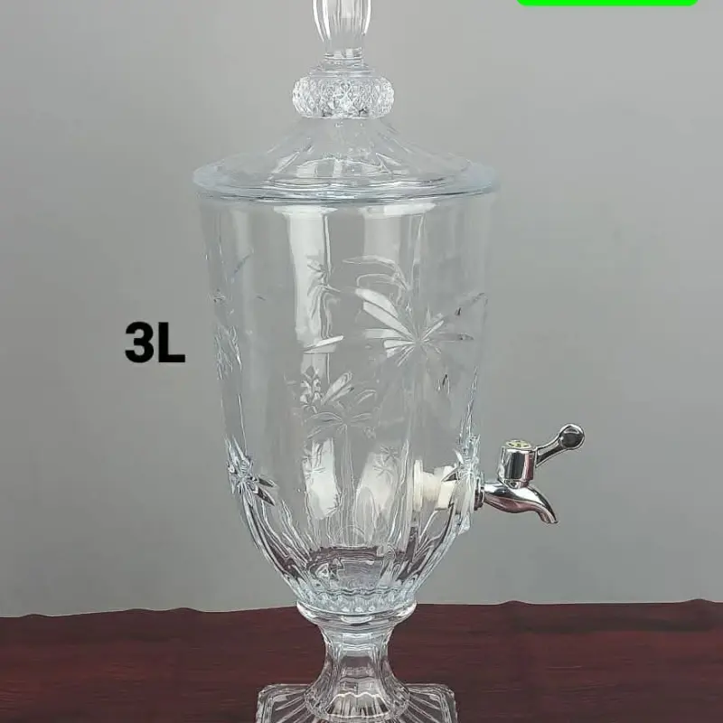 Crystal Glass Drink Dispenser (3L)