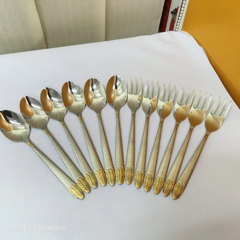 12pcs Tea Spoon & Fork Set Model 6GS