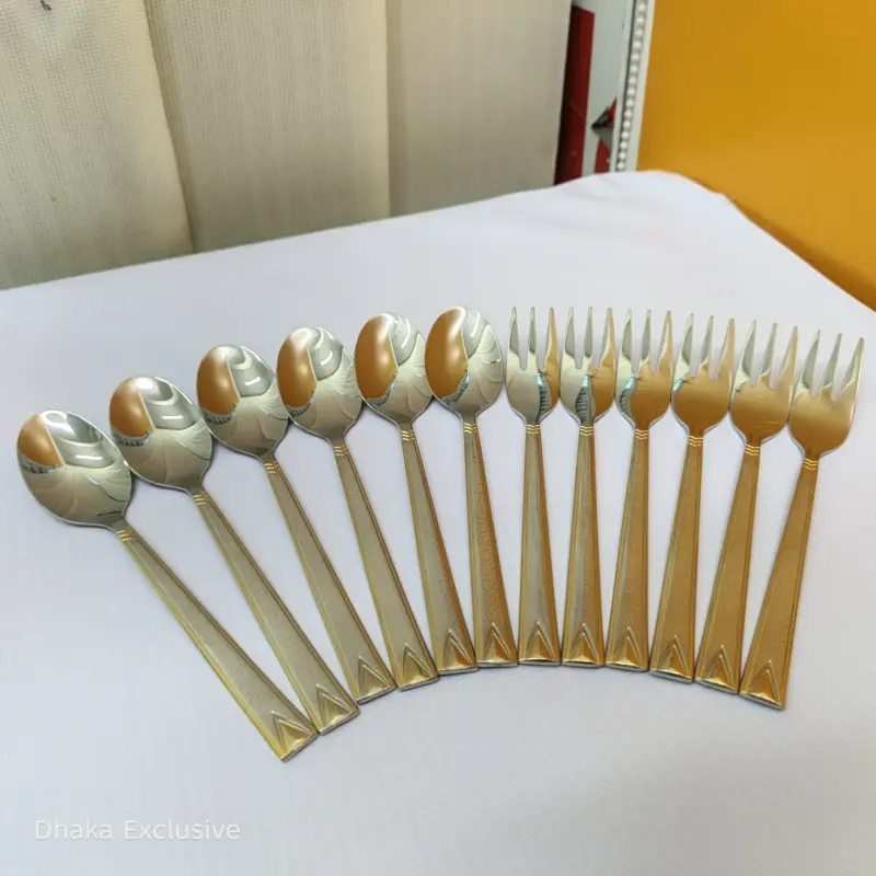 12pcs Tea Spoon & Fork Set Model 8GS