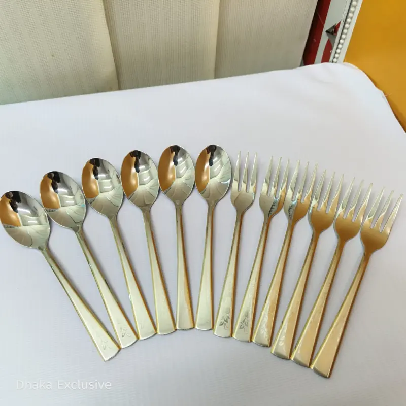 12pcs Tea Spoon & Fork Set Model 10S
