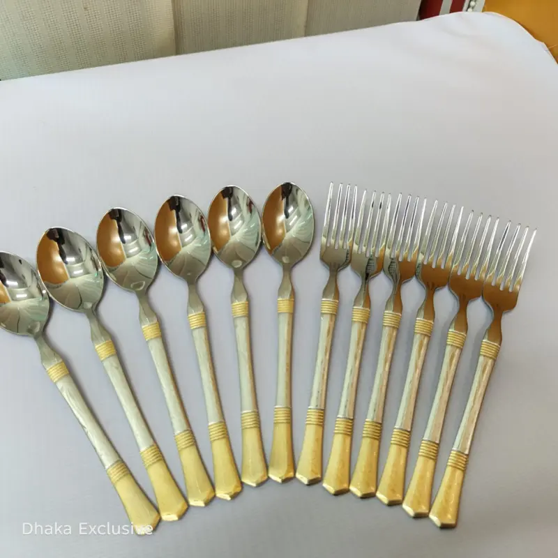12pcs Tea Spoon & Fork Set Model 12GS