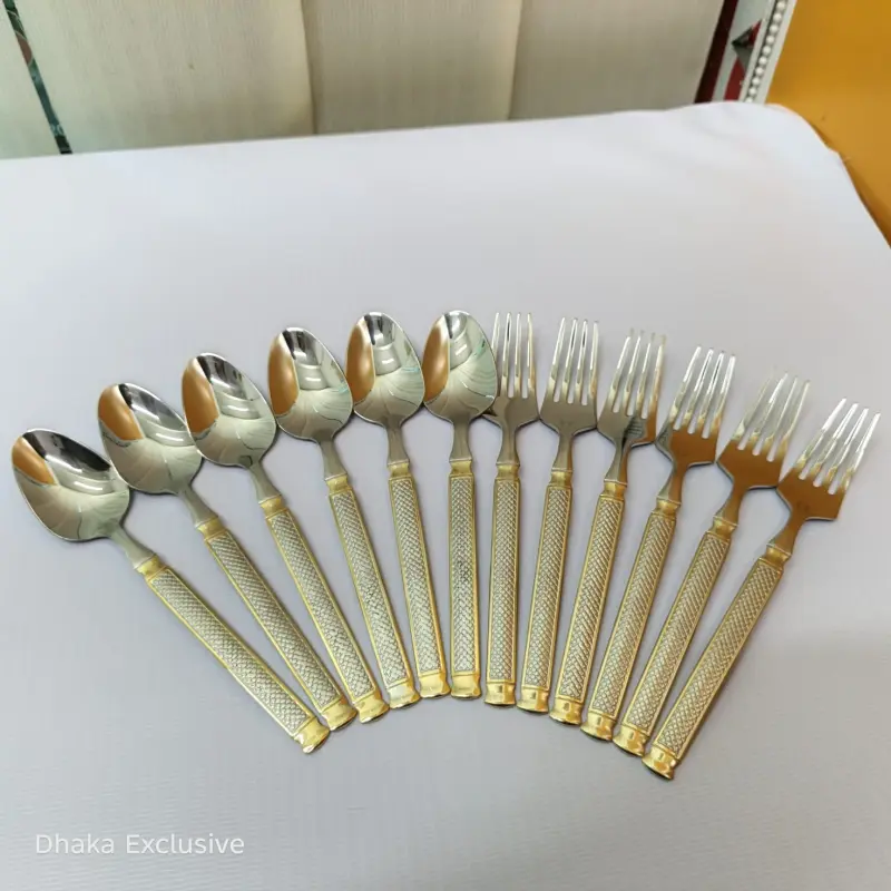 12pcs Tea Spoon & Fork Set Model 15GS