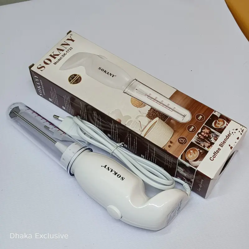Sokany 1733 Electric Milk Frother With 50 ML Measuring Tube 25 Watt