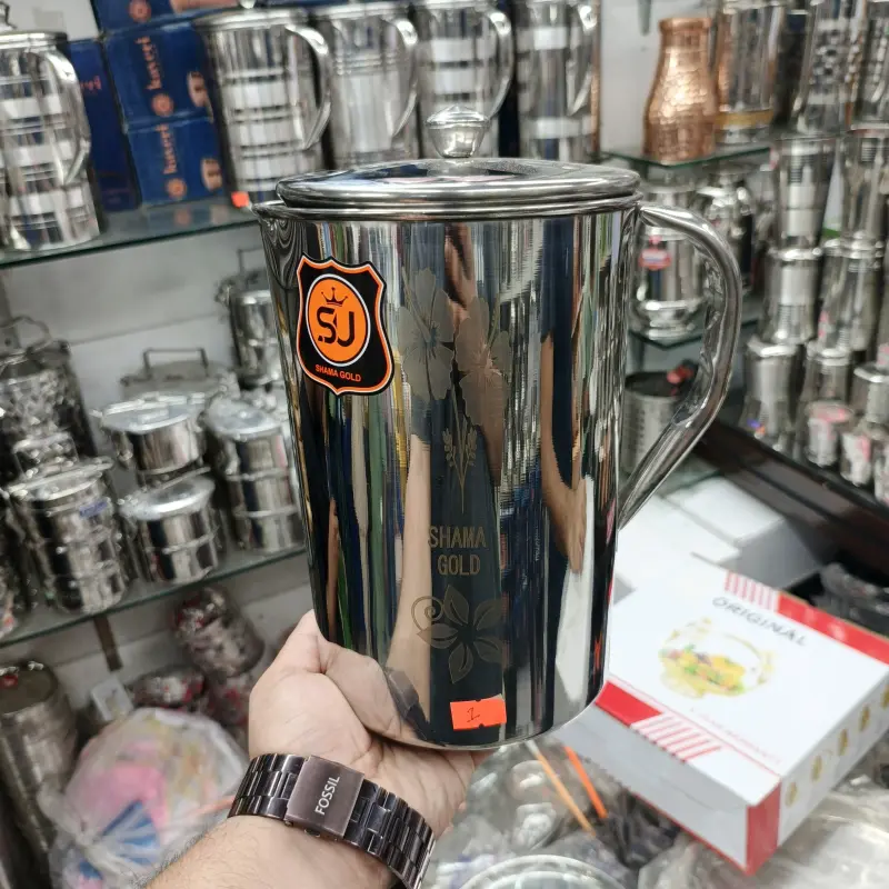 3 Liter Jumbo Stainless Steel Jug ( Shama Gold )