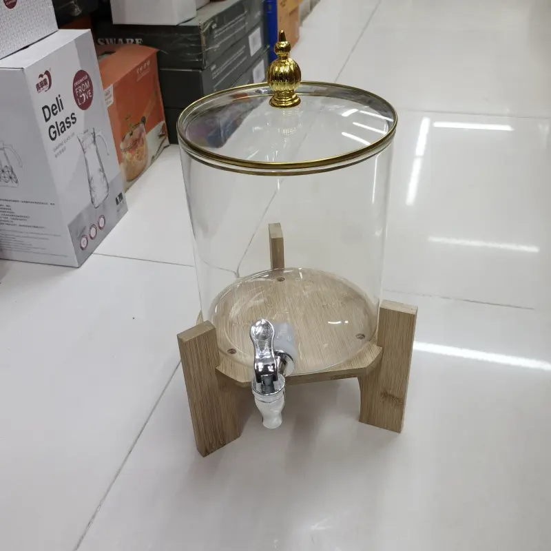 3.6 Liter Borosilicate Glass Juice Dispenser