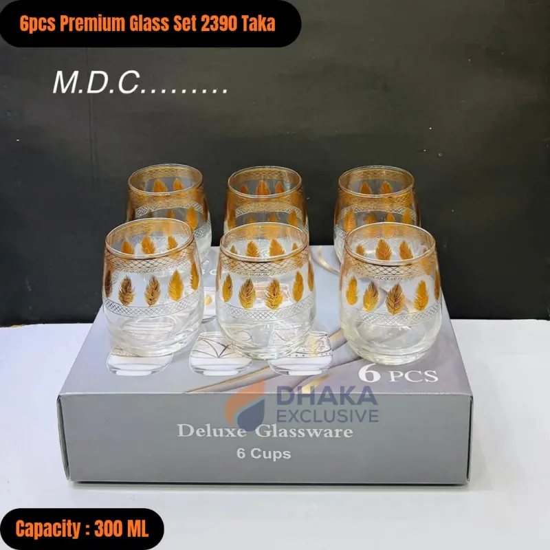 6pcs Premium Glass Set (Model: SMH 173)
