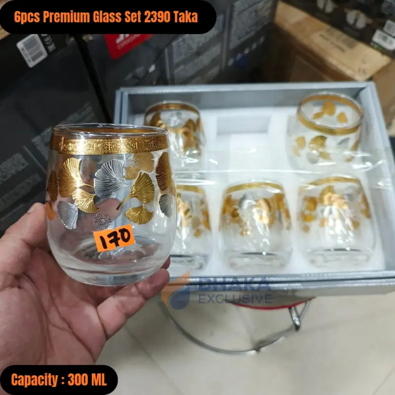6pcs Premium Glass Set (Model: SMH 172)