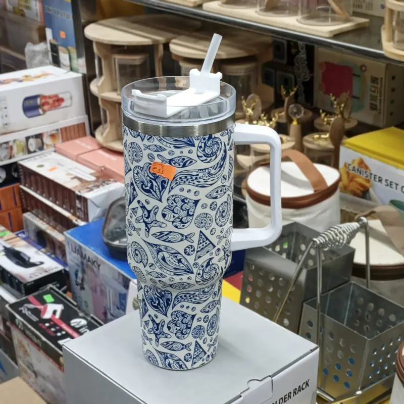Stainless Steel Tumbler With Straw
