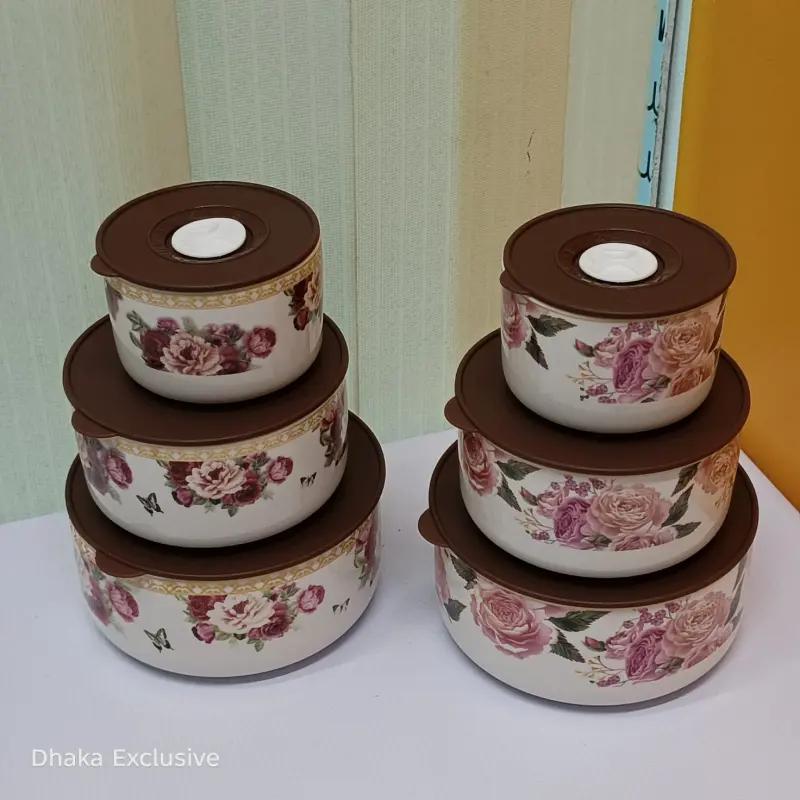 Exclusive 3pcs Ceramic Food Container