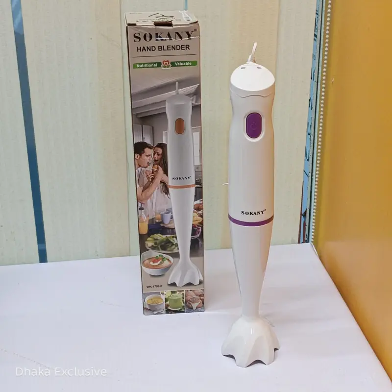 Sokany 2 in 1 Hand Blender ( Model : 1702 - 2 / 300 Watt )