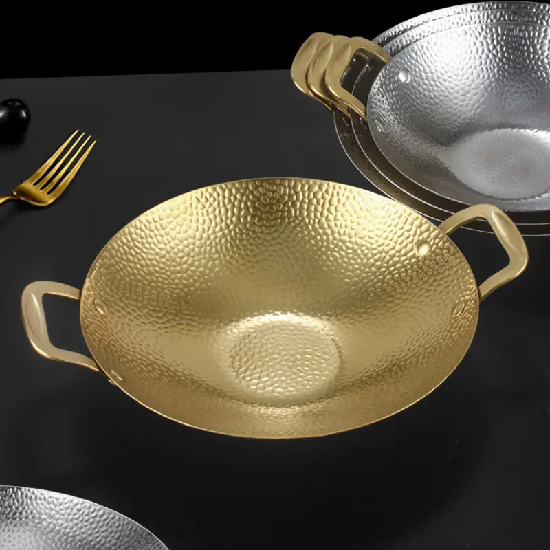 Magic Gold Premium Golden Hammered Wok (Karai)