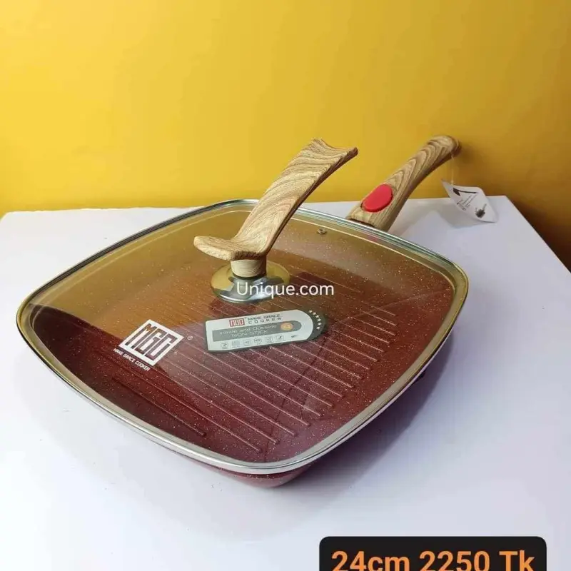 MGC 24cm Granite Coating Non-Stick Square Grill Pan