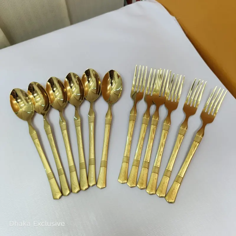 12pcs Tea Spoon & Fork Set Model 1G