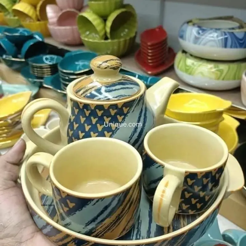 Elegant Ceramic Tea Pot Set Premium Design